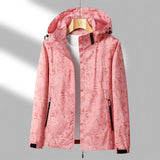 Regenjacke Damen Mit Muster | Leicht & Funktional – Rosa