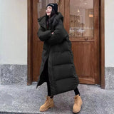 Sareena Übergrößen-Parka – Schwarz