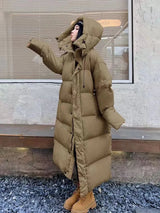 Sareena Übergrößen-Parka – Grün