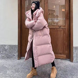 Sareena Übergrößen-Parka – Rosa