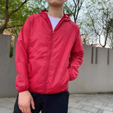 Shelby Outdoor Windbreaker-Jacke – Rot