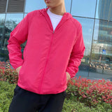 Shelby Outdoor Windbreaker-Jacke – Rosenrot