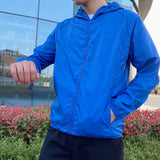 Shelby Outdoor Windbreaker-Jacke – Blau