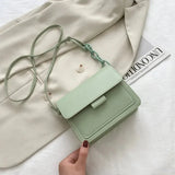 Trista Flap Crossbody-Tasche – Grün