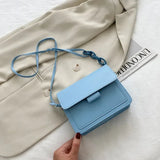 Trista Flap Crossbody-Tasche – Blau
