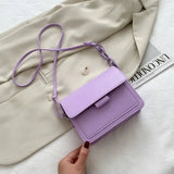 Trista Flap Crossbody-Tasche – Lila