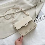 Trista Flap Crossbody-Tasche – Weiß