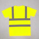 Usher Reflektierendes Sicherheit-T-Shirt – Fluoreszierendes Gelb