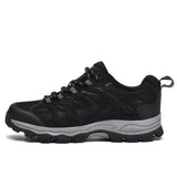 Waylen Wasserdichte Mesh-Wanderschuhe – Schwarz
