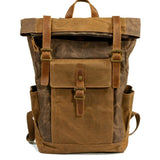 Wiley Vintage Schnallenrucksack – Kaffee