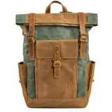 Wiley Vintage Schnallenrucksack – Smaragd