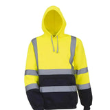 Yosef Reflektierender Arbeitsschutz-Hoodie – Gelb
