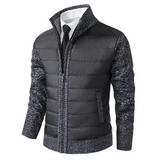 Zoren Strick-Thermojacke – Dunkelgrau