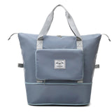 Leichte wasserdichte Wochenendtasche – erweiterbare Tragetasche – Blau