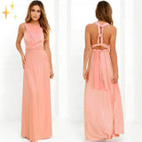Analie – Atemberaubendes Multiway-Maxikleid – Rosa