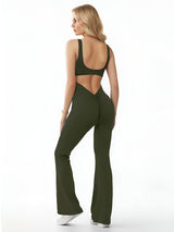 Josipa | Stilvolles, Rückendekolleté Bodysuit für einen mutigen Look – Armeegrün