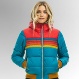Lena | Winddichte Retro Jacke – Hellblau