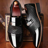 Norbert | Herren Business Loafer ohne Schnürsenkel – Schwarz