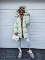 Mia| stylische jacke für damen – Pistazien