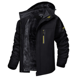 Gustav - Wind Und Wasserdichte Jacke – Schwarz
