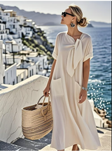 Felecia - Stilvolles Kleid – Beige
