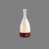 LED Tischlampe in Flaschenform – Wiederaufladbare Designleuchte – Rot