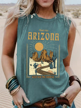 Irène | Trendiges Sommer-Tanktop – Grün