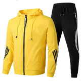 Nero | Stilvoller Herren-Trainingsanzug – Gelb