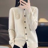 Isabellina | Luxuriöses Merino-Cashmere-Sweatshirt – Kamel