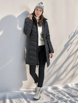 Christina | Extra warme, gesteppte Damenjacke – Schwarz