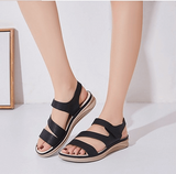 Isabella | Orthopädisch Gepolstert Sandalen – Schwarz