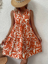 Elena | Luftiges Sommerkleid – Orange