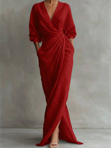 Avalonni | Schickes Eleganzkleid – Rot