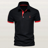 Oskar | Herren Poloshirt Klassisch – Schwarz