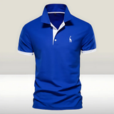 Oskar | Herren Poloshirt Klassisch – Blau