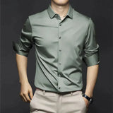 Elliot – Elegante Langarmshirts – Grün