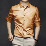 Elliot – Elegante Langarmshirts – Gelb