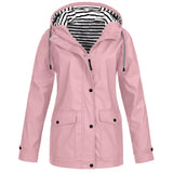 Merlia - Wasserdichte Jacke für Damen – Rosa
