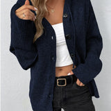 CARA – Luxuriöse Strickjacke für Damen – Blau