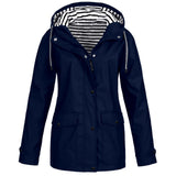 Merlia - Wasserdichte Jacke für Damen – Dunkelblau