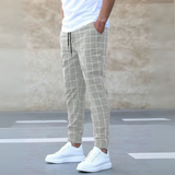 Reginald | Kordelzug Slim-Fit Chinohose – Khaki