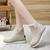 Ionna - damenstiefel aus plüsch-schafsfell – Beige