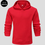 TILMAN™ - Kapuzensweatshirt für Frühling und Herbst – Rot