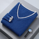 Harvey - Ultraweicher Pullover für Wärme und Stil. – Marineblau
