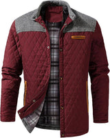 Malek -  Colorblock-Jacke | Setze ein Statement – Rot