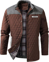 Malek -  Colorblock-Jacke | Setze ein Statement – Braun