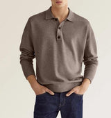 Maxim – LANGARM-POLOSHIRT – Koffee