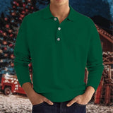 Maxim – LANGARM-POLOSHIRT – Grün