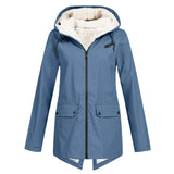 AMELIA - Outdoor-Regenmantel für Damen – Blau