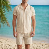 James - Lässiges Entspanntes Set – Beige